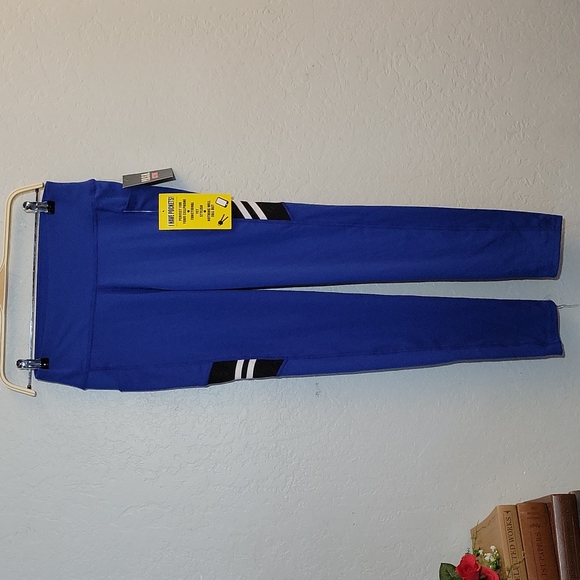 POSH ACTIVE Mesh Side Workout Leggings Medium - Picture 1 of 6